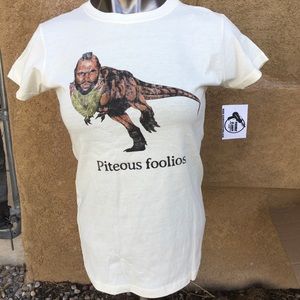 WOMENS Mr T Dinosaur Humorous Tshirt NWT MULTIPLE SIZES